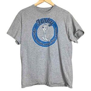 DISNEY TOY STORY 4 Mens‎ SZ S T-Shirt Graphic Gray 4 Forky Short Sleeves